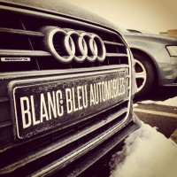 Logo Blanc Bleu Automobiles