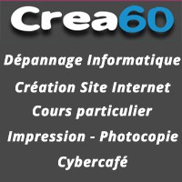 Logo Crea60 - Services Informatiques